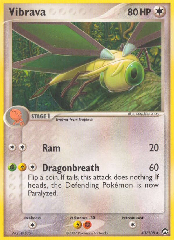Vibrava (40/108) [EX: Power Keepers] Pokémon