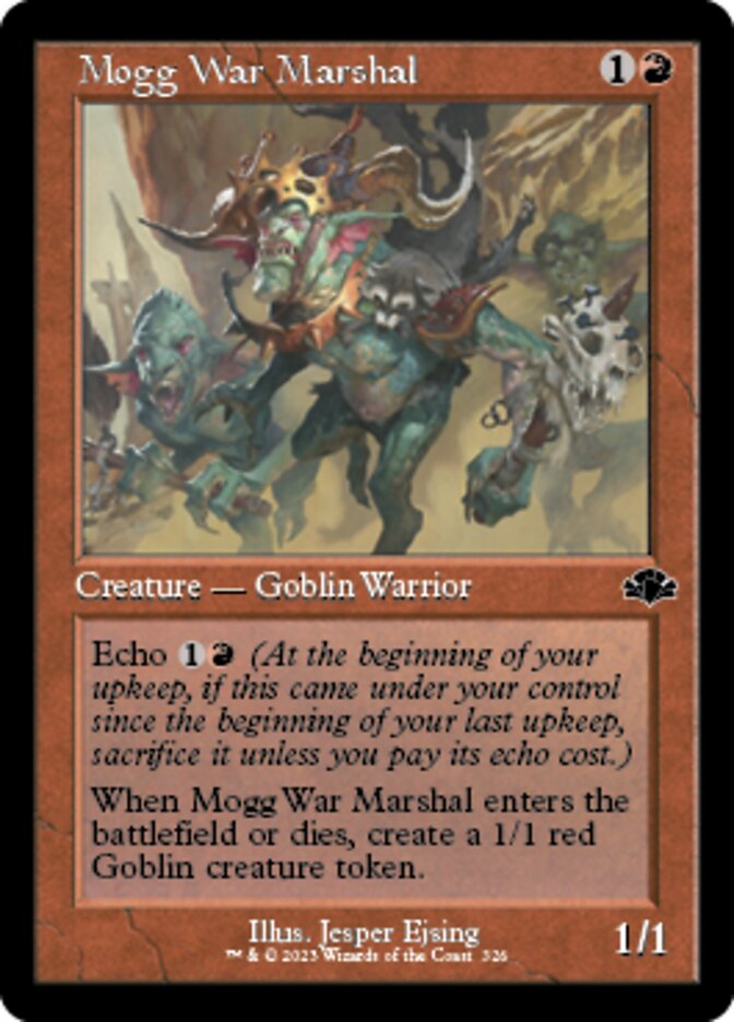 Mogg War Marshal (Retro) [Dominaria Remastered] Magic: The Gathering