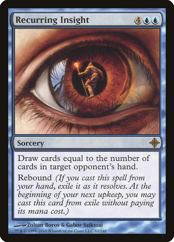 Recurring Insight [Rise of the Eldrazi] Magic: The Gathering