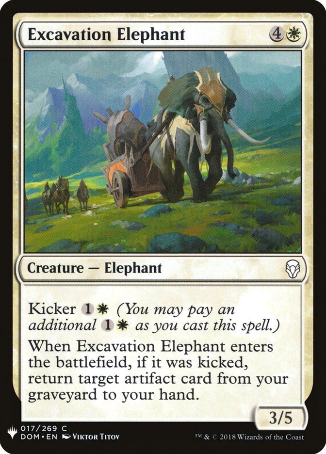 Excavation Elephant [Mystery Booster] Magic: The Gathering