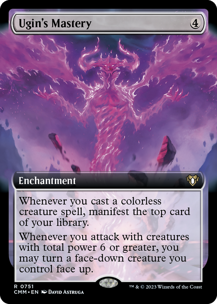 Ugin's Mastery (Extended Art) [Commander Masters] Magic: The Gathering