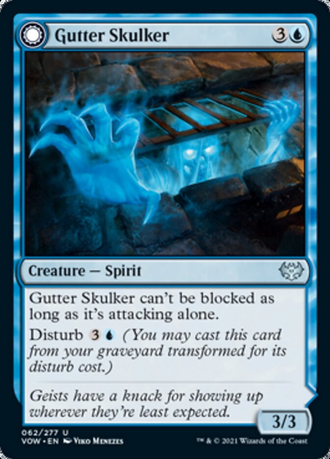 Gutter Skulker // Gutter Shortcut [Innistrad: Crimson Vow] Magic: The Gathering
