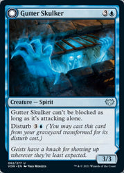 Gutter Skulker // Gutter Shortcut [Innistrad: Crimson Vow] Magic: The Gathering