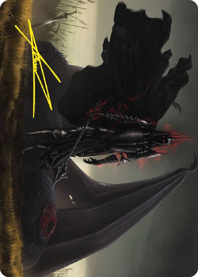 Witch-king of Angmar Art Card (Gold-Stamped Signature) [The Lord of the Rings: Tales of Middle-earth Art Series] Magic: The Gathering