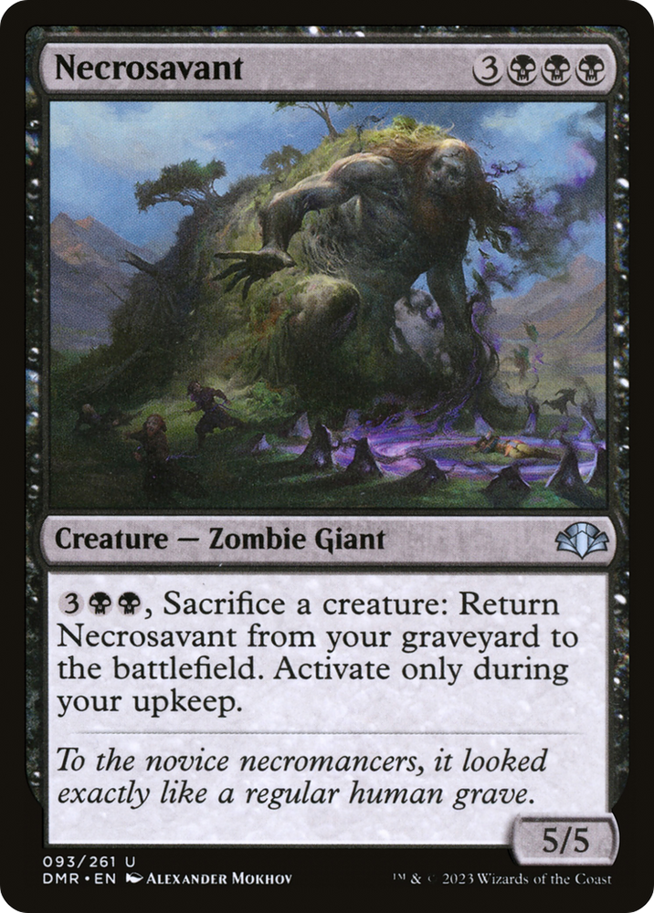 Necrosavant [Dominaria Remastered] Magic: The Gathering
