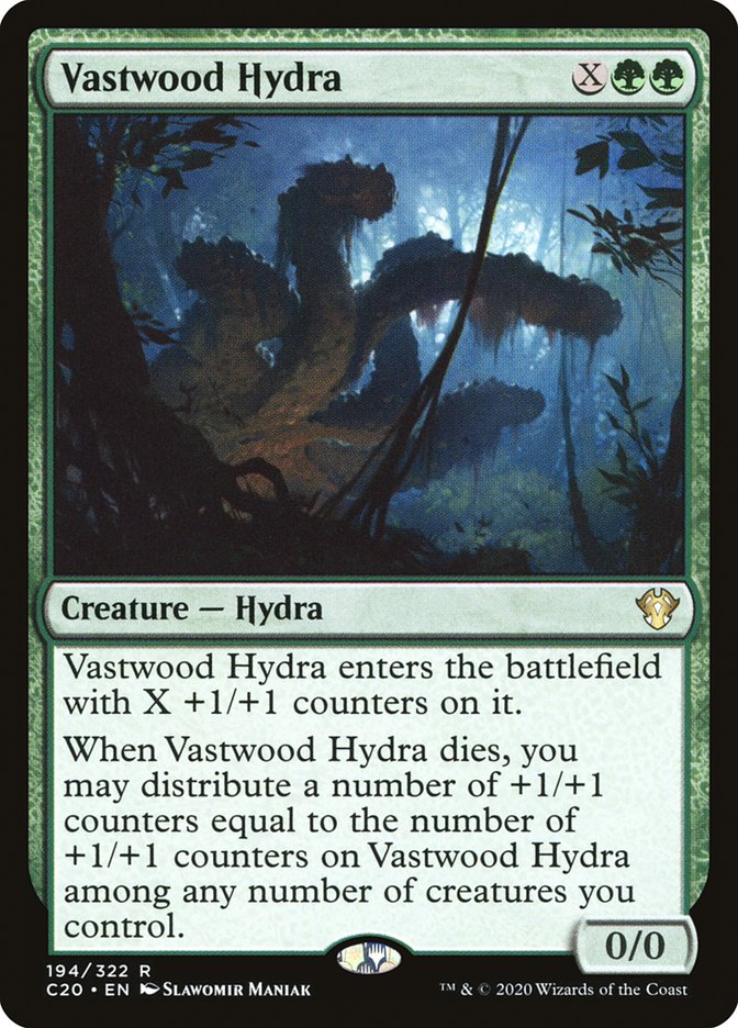 Vastwood Hydra [Commander 2020] Magic: The Gathering