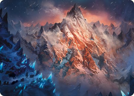 Mountain Art Card [The Lord of the Rings: Tales of Middle-earth Art Series] Magic: The Gathering