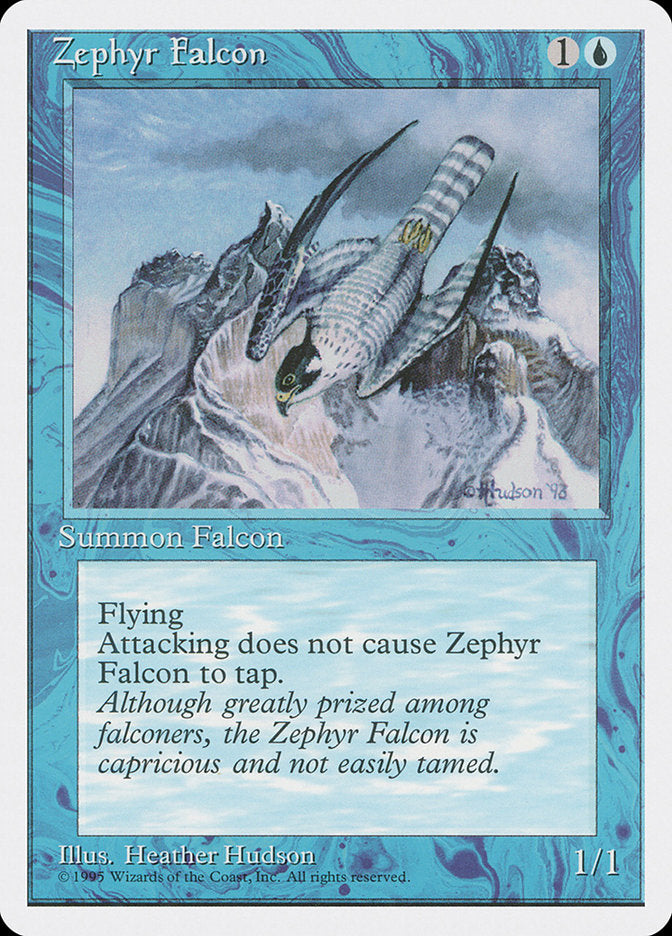 Zephyr Falcon [Fourth Edition] Magic: The Gathering