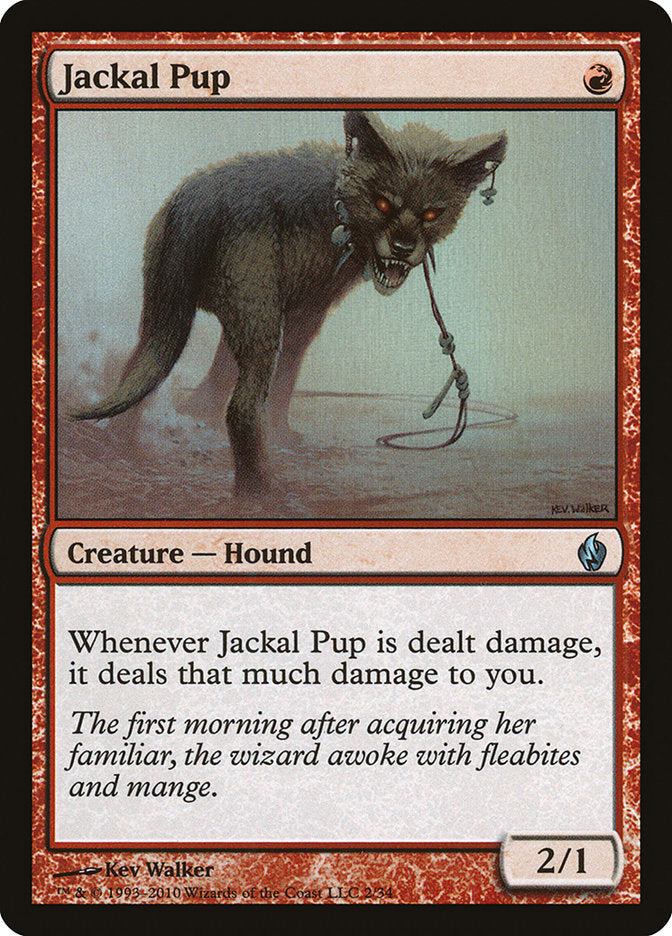 Jackal Pup [Premium Deck Series: Fire and Lightning] Magic: The Gathering