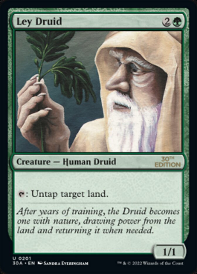 Ley Druid [30th Anniversary Edition] Magic: The Gathering