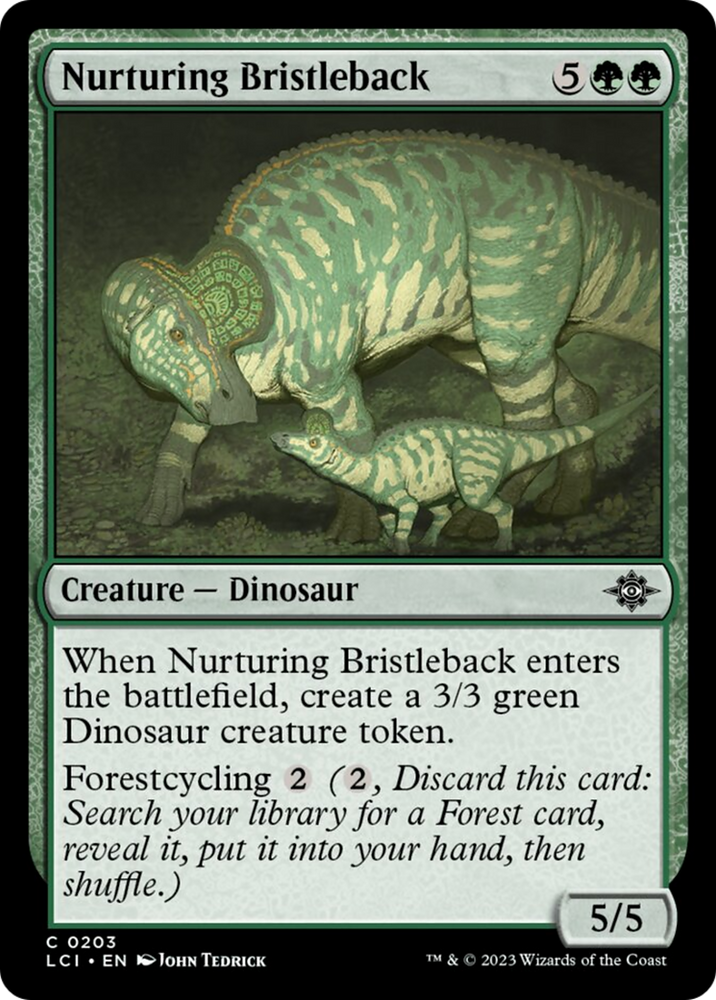 Nurturing Bristleback [The Lost Caverns of Ixalan] Magic: The Gathering