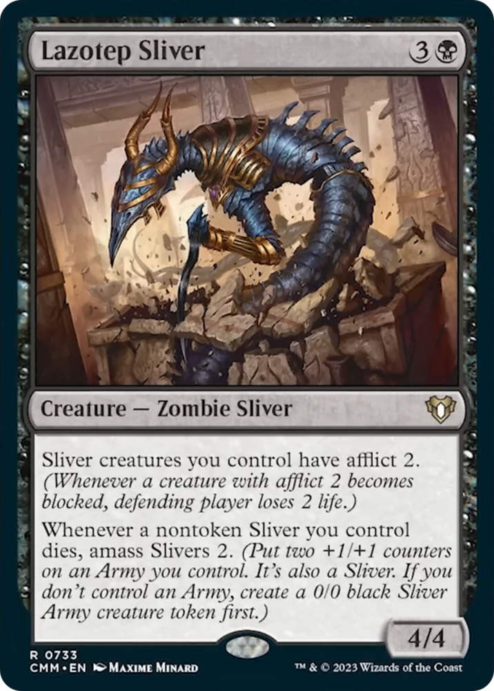 Lazotep Sliver [Commander Masters] Magic: The Gathering