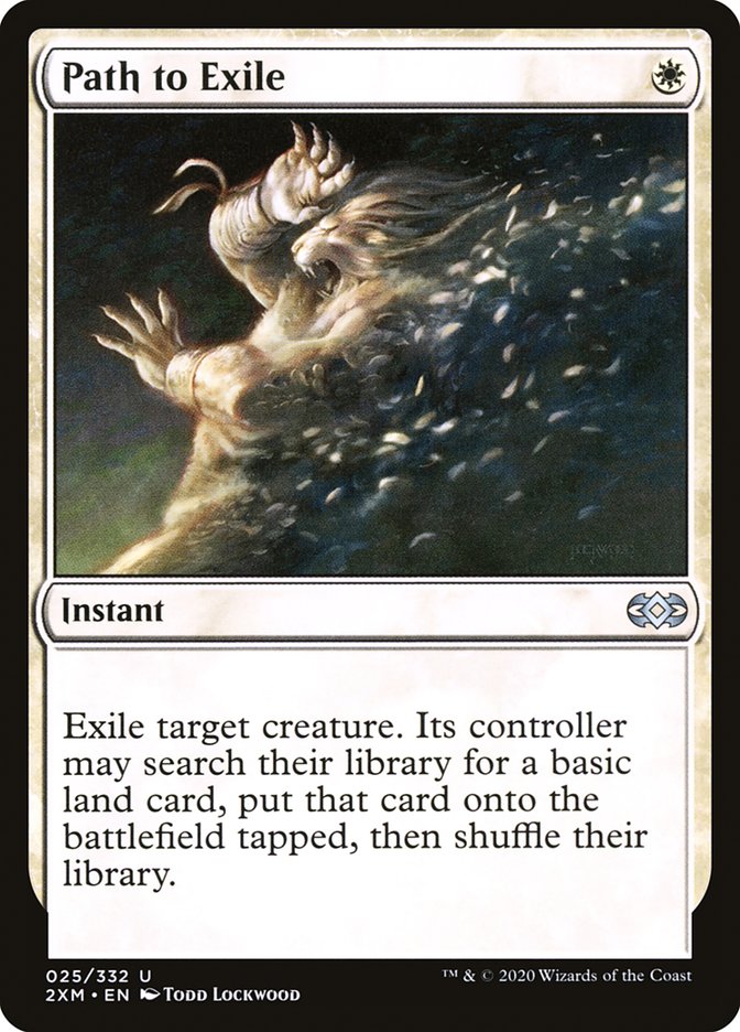 Path to Exile [Double Masters] Magic: The Gathering
