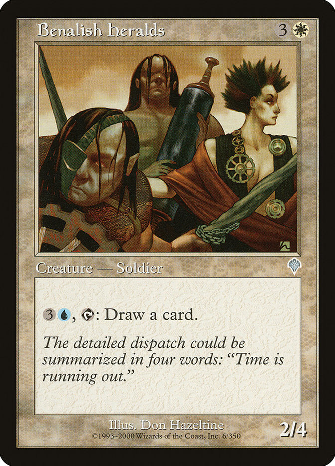Benalish Heralds [Invasion] Magic: The Gathering