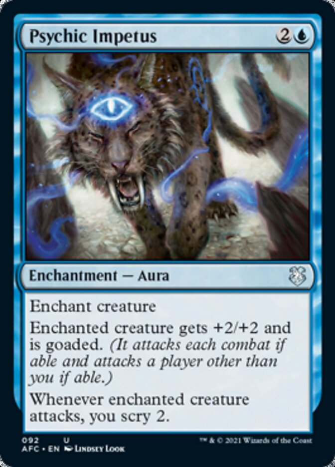Psychic Impetus [Dungeons & Dragons: Adventures in the Forgotten Realms Commander] Magic: The Gathering