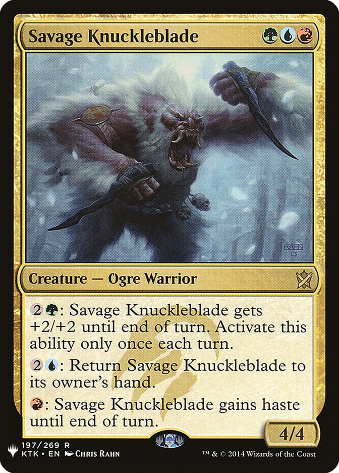 Savage Knuckleblade [Mystery Booster] Magic: The Gathering