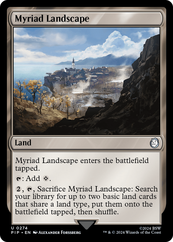 Myriad Landscape [Fallout] Magic: The Gathering