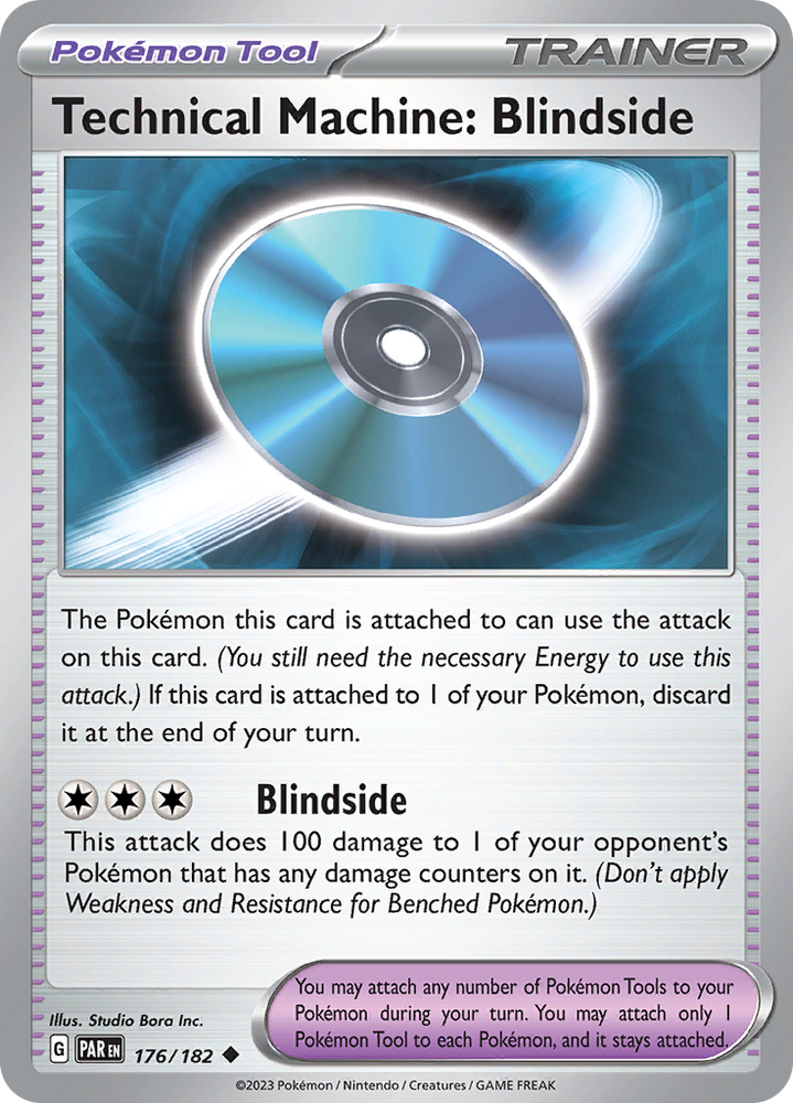 Technical Machine: Blindside (176/182) [Scarlet & Violet: Paradox Rift] - Pokemon Cards For Your TCG Needs! Pokémon