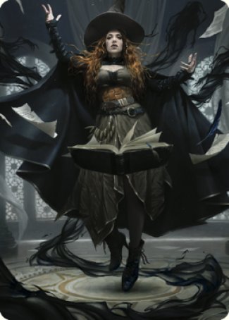 Tasha, the Witch Queen Art Card (41) [Commander Legends: Battle for Baldur's Gate Art Series] Magic: The Gathering