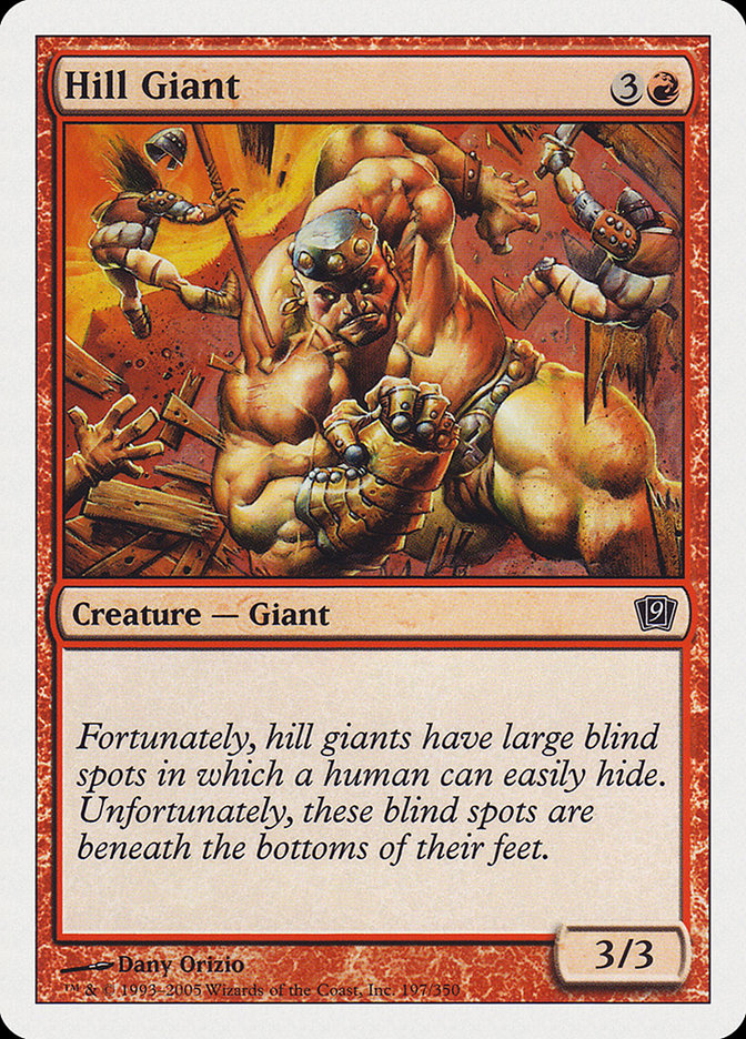 Hill Giant [Ninth Edition] Magic: The Gathering