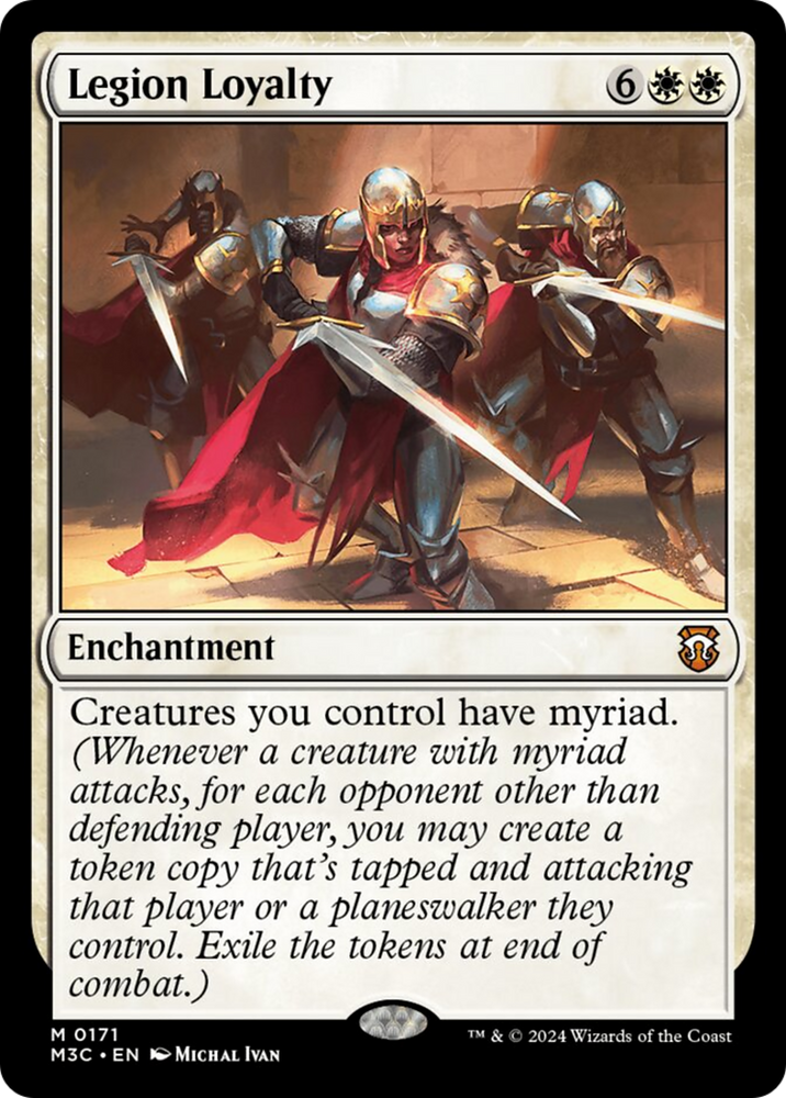 Legion Loyalty (Ripple Foil) [Modern Horizons 3 Commander] Magic: The Gathering