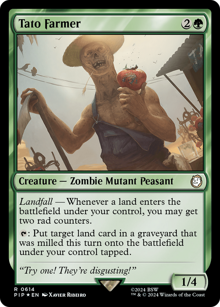 Tato Farmer (Surge Foil) [Fallout] Magic: The Gathering