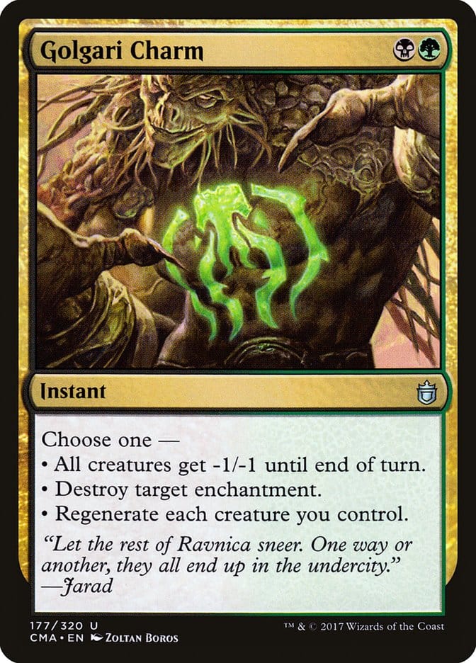Golgari Charm [Commander Anthology] Magic: The Gathering