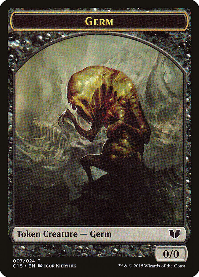 Germ // Zombie Double-Sided Token [Commander 2015 Tokens] Magic: The Gathering