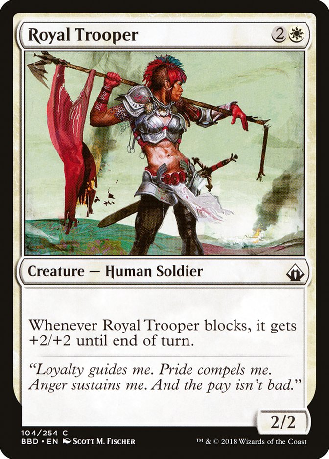 Royal Trooper [Battlebond] Magic: The Gathering