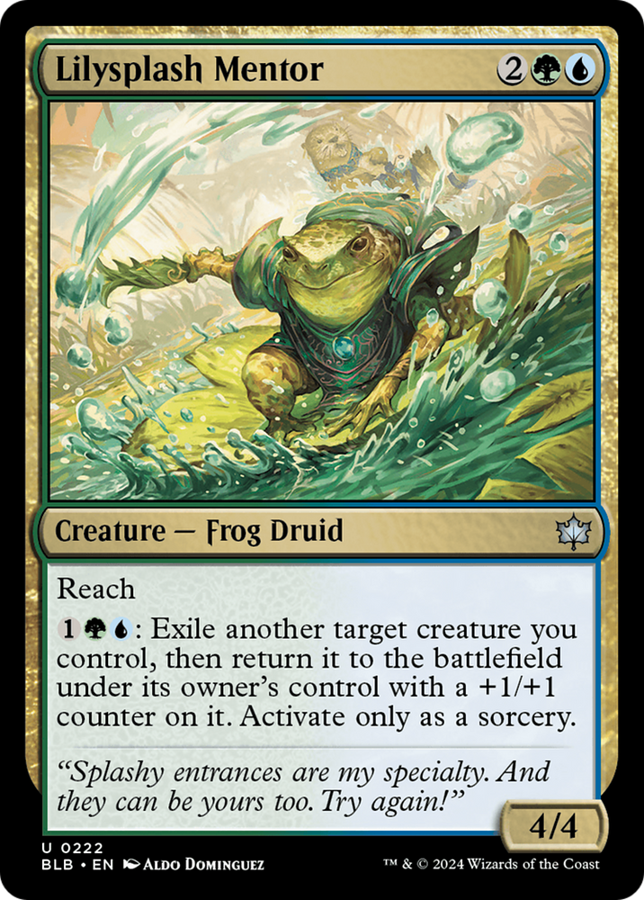 Lilysplash Mentor [Bloomburrow] Magic: The Gathering