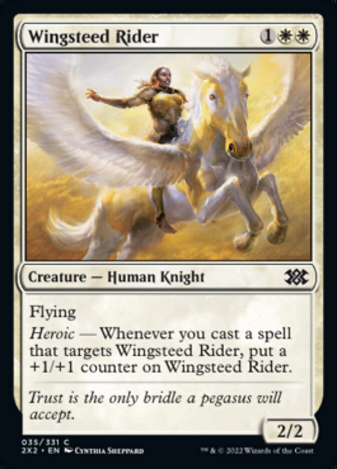 Wingsteed Rider [Double Masters 2022] Magic: The Gathering
