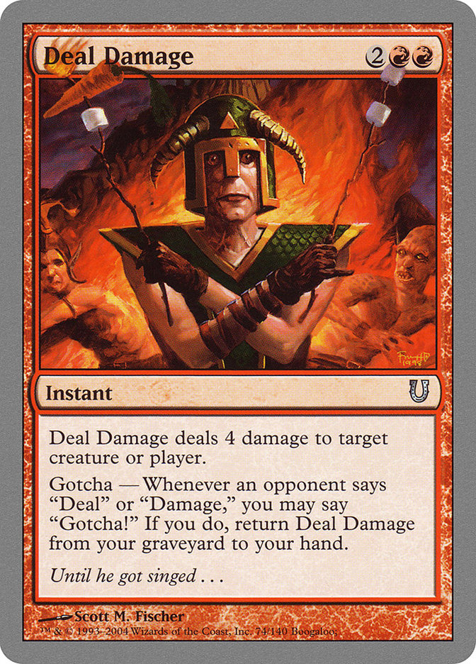 Deal Damage [Unhinged] Magic: The Gathering