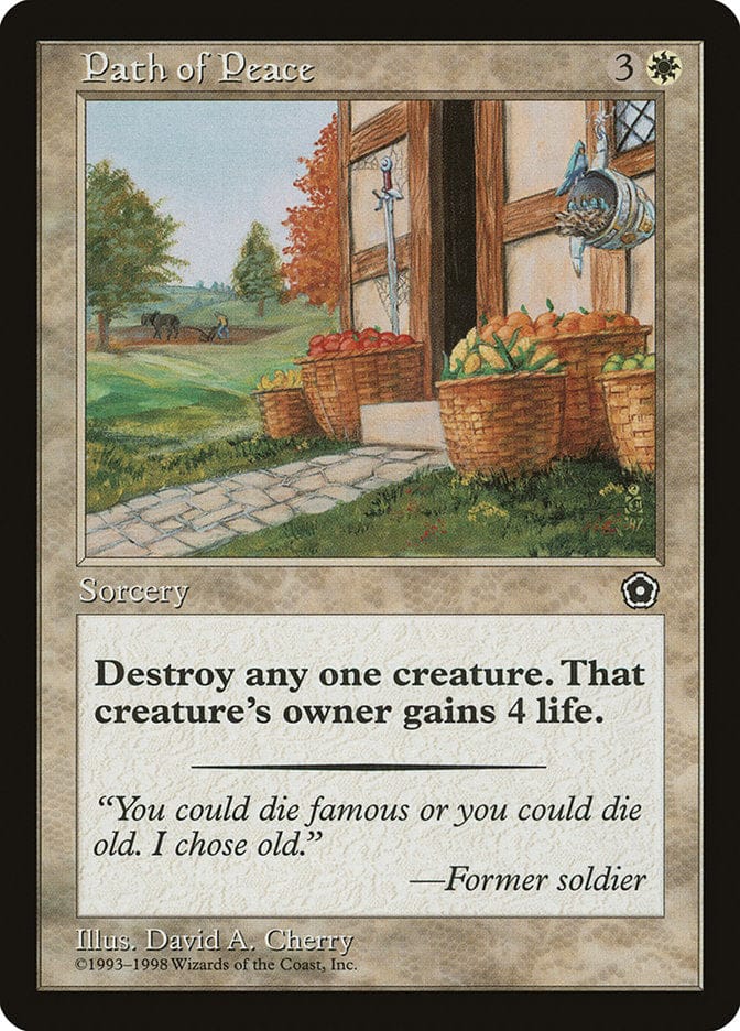 Path of Peace [Portal Second Age] Magic: The Gathering