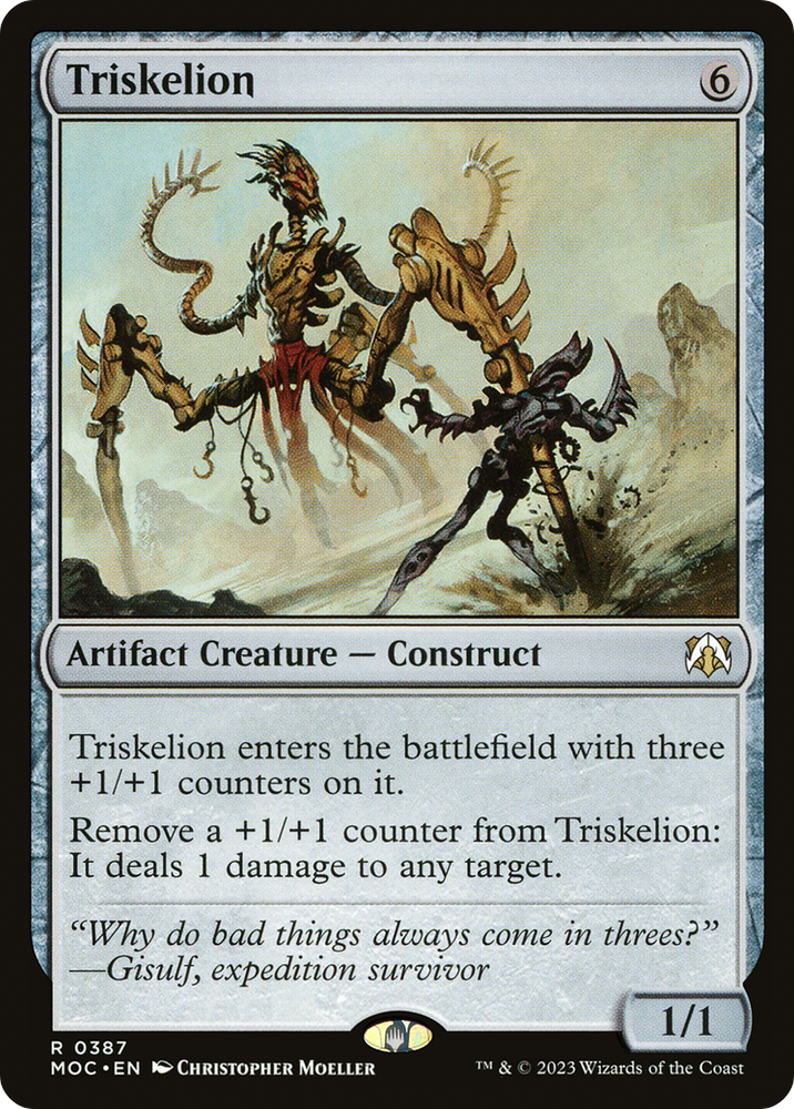 Triskelion [March of the Machine Commander] Magic: The Gathering