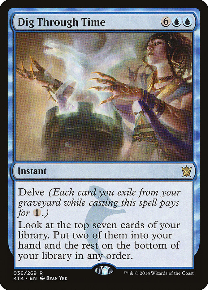 Dig Through Time [Khans of Tarkir] Magic: The Gathering
