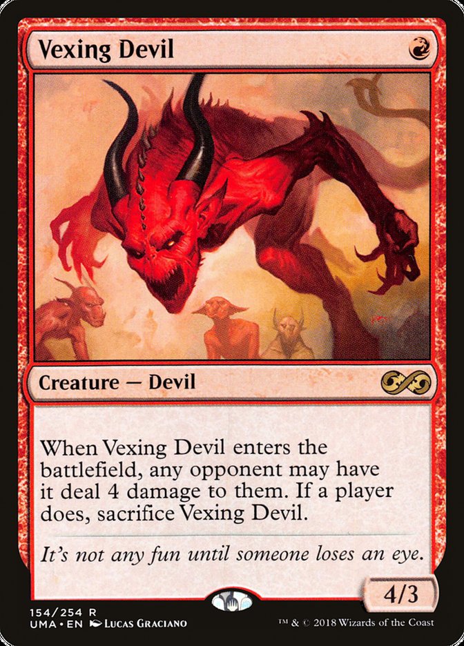 Vexing Devil [Ultimate Masters] Magic: The Gathering