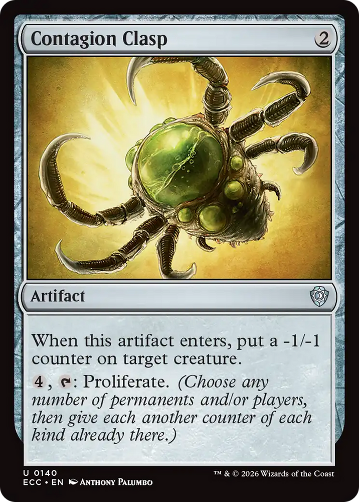 Contagion Clasp [Lorwyn Eclipsed Commander] Magic: The Gathering