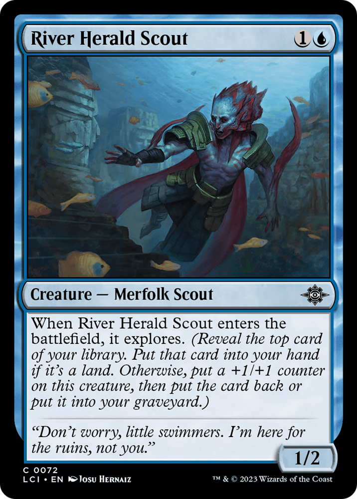 River Herald Scout [The Lost Caverns of Ixalan] Magic: The Gathering