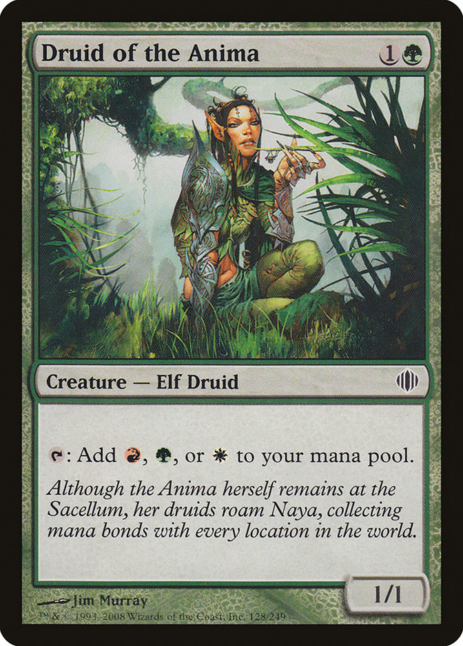 Druid of the Anima [Shards of Alara] Magic: The Gathering