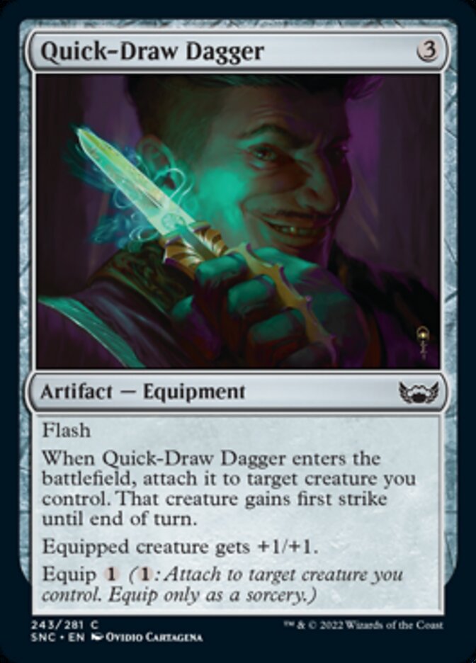 Quick-Draw Dagger [Streets of New Capenna] Magic: The Gathering