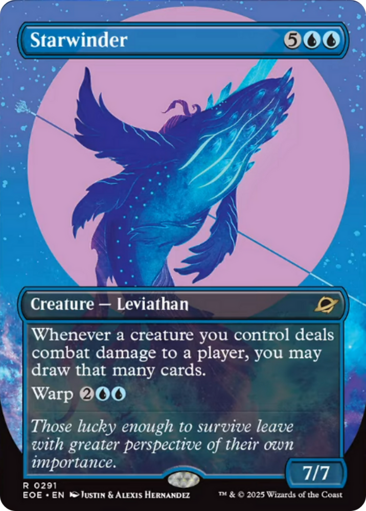 Starwinder (0291) (Borderless) [Edge of Eternities] Magic: The Gathering