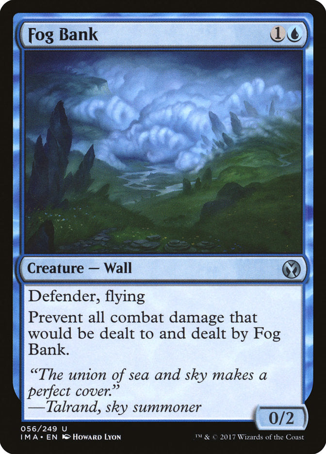 Fog Bank [Iconic Masters] Magic: The Gathering