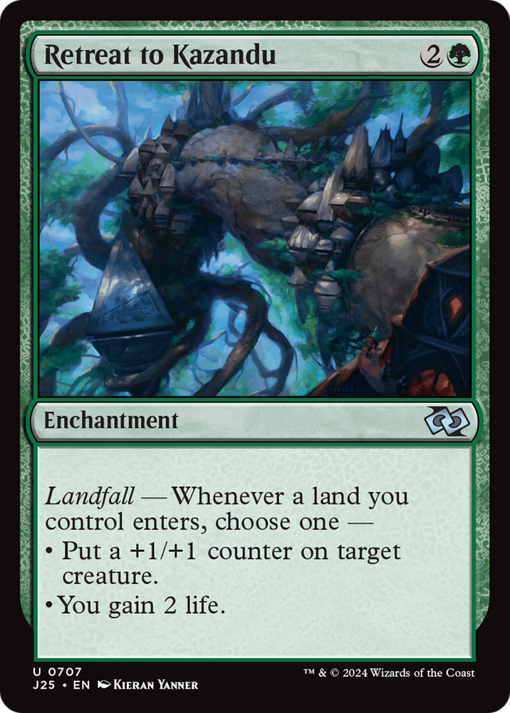 Retreat to Kazandu [Foundations Jumpstart] Magic: The Gathering