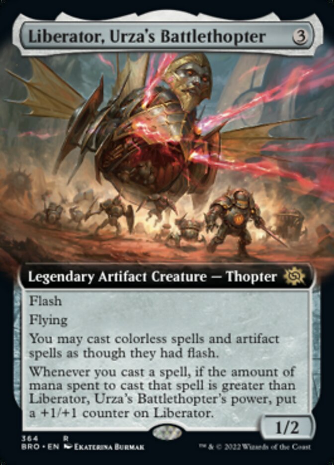 Liberator, Urza's Battlethopter (Extended Art) [The Brothers' War] Magic: The Gathering