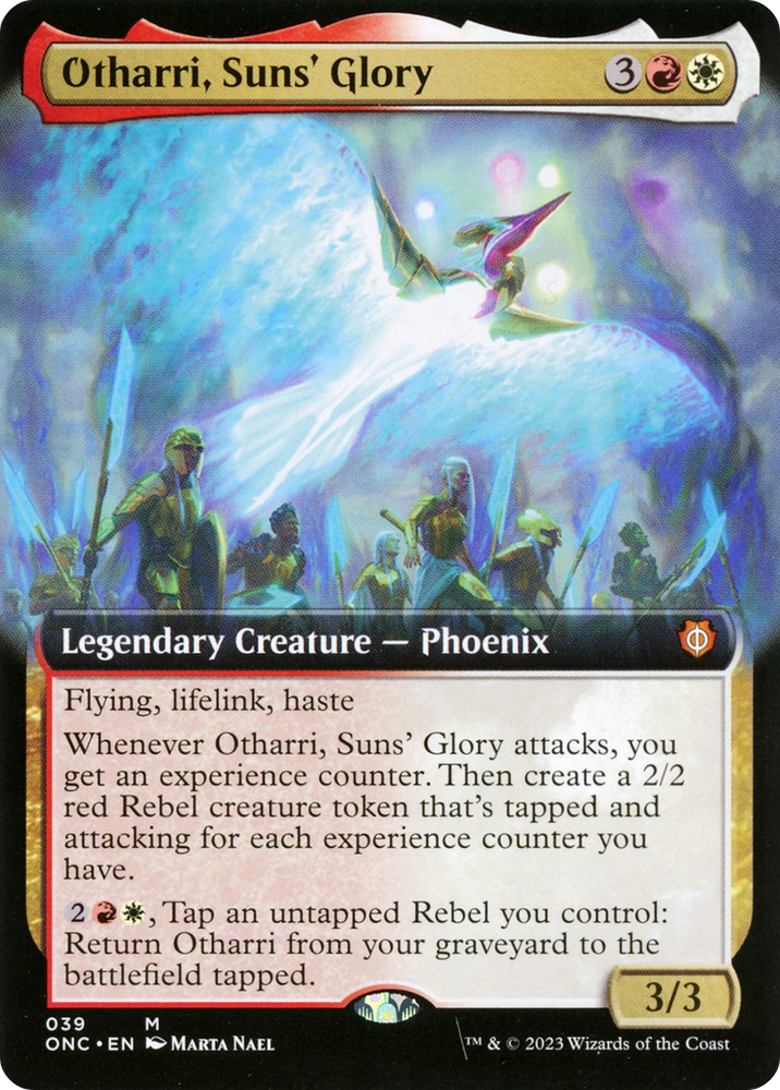 Otharri, Suns' Glory (Extended Art) [Phyrexia: All Will Be One Commander] Magic: The Gathering