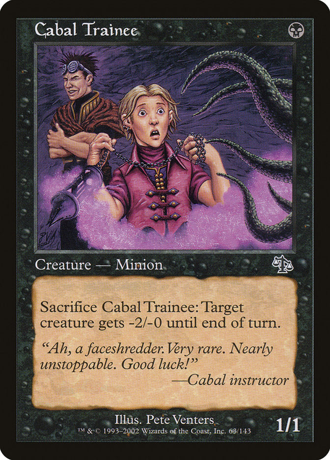 Cabal Trainee [Judgment] Magic: The Gathering