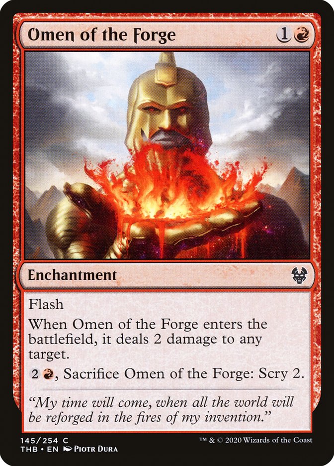 Omen of the Forge [Theros Beyond Death] Magic: The Gathering