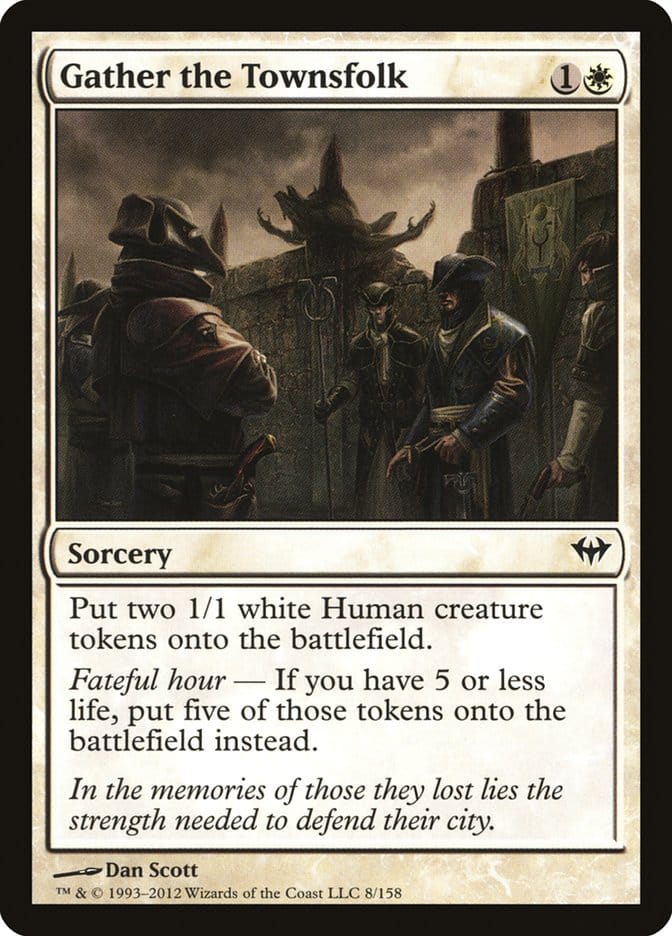 Gather the Townsfolk [Dark Ascension] Magic: The Gathering
