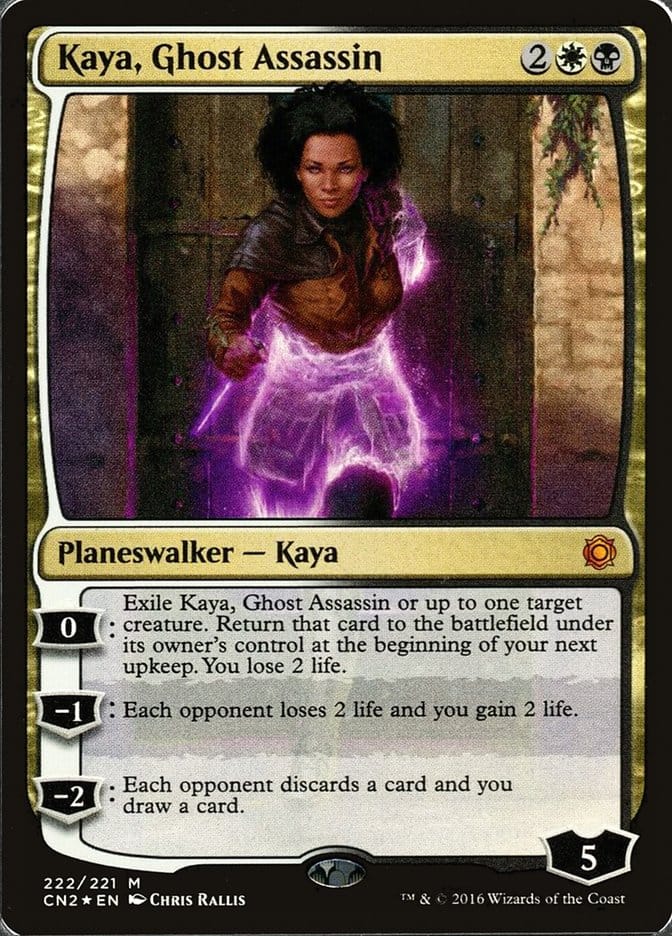 Kaya, Ghost Assassin (222/221) [Conspiracy: Take the Crown] Magic: The Gathering