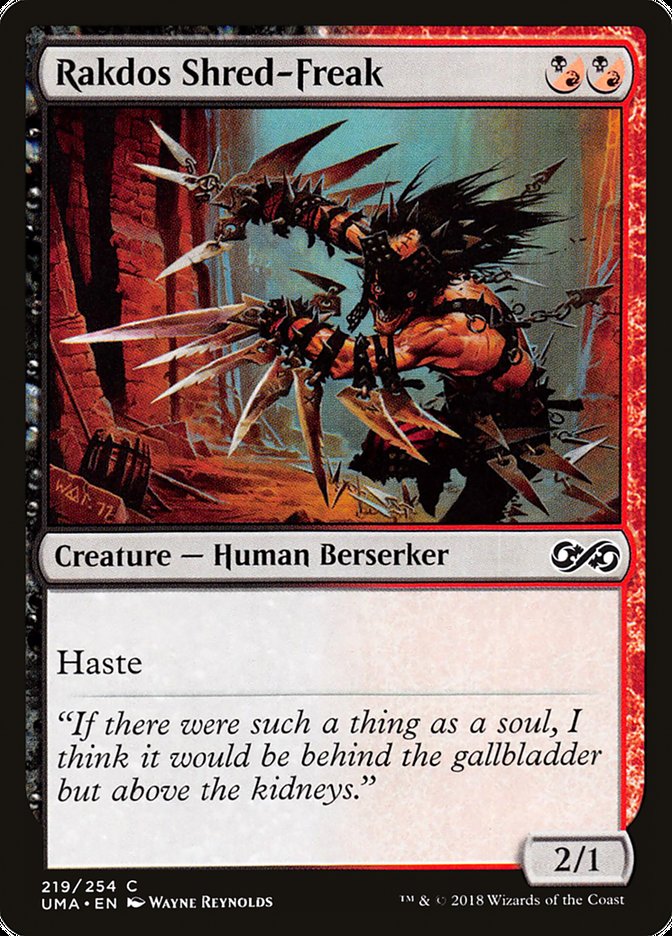 Rakdos Shred-Freak [Ultimate Masters] Magic: The Gathering